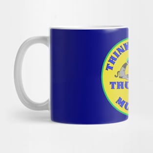 Thinking Deep Thoughts Mode Cats Procrastination Humor 3 Mug